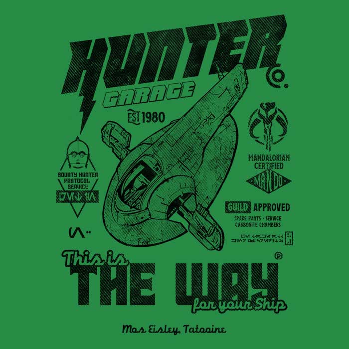 Hunter Garage Men's Apparel - Adult & Kids T-Shirts, Sweatshirts & Hoodies apparel design preview 2