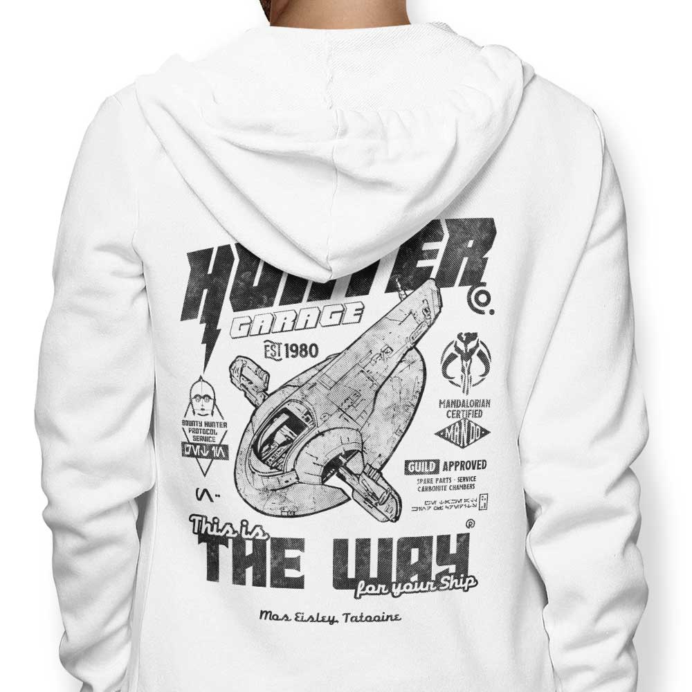 Hunter Garage - Adult & Kids T-Shirts, Sweatshirts & Hoodies apparel design preview 1