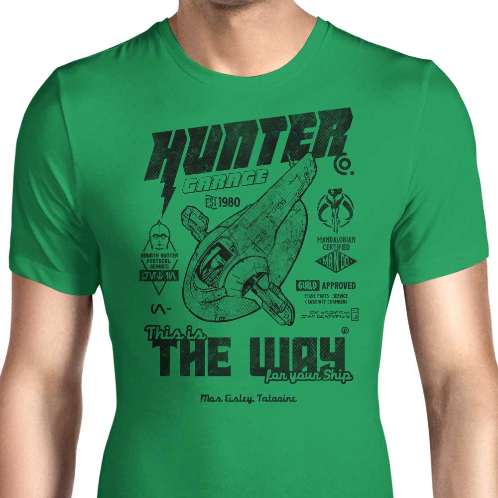 Hunter Garage Men's Apparel - Adult & Kids T-Shirts, Sweatshirts & Hoodies apparel design preview 1