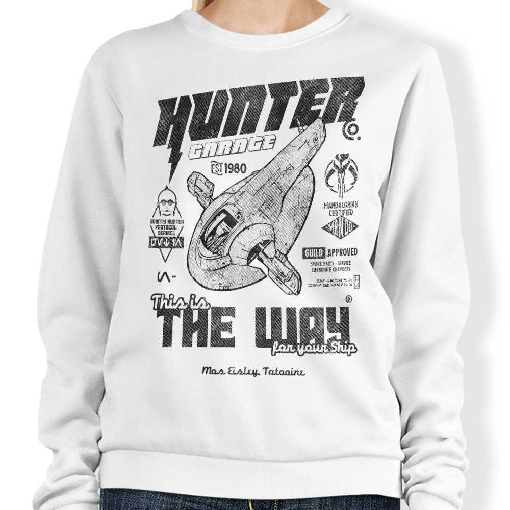 Hunter Garage - Adult & Kids T-Shirts, Sweatshirts & Hoodies apparel design preview 1