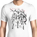 Hunter Harmony Sumi-e Men's Apparel - Adult & Kids T-Shirts, Sweatshirts & Hoodies apparel design preview 1