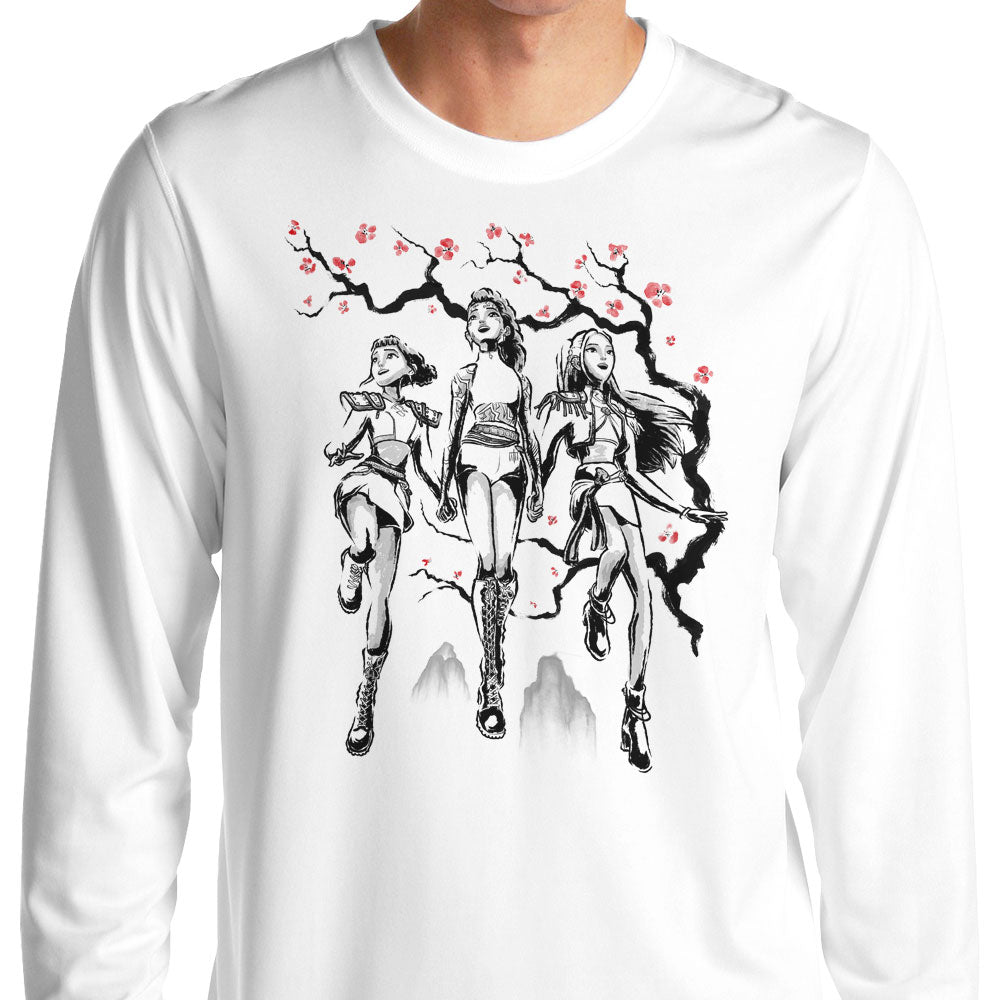 Hunter Harmony Sumi-e - Adult & Kids T-Shirts, Sweatshirts & Hoodies apparel design preview 1