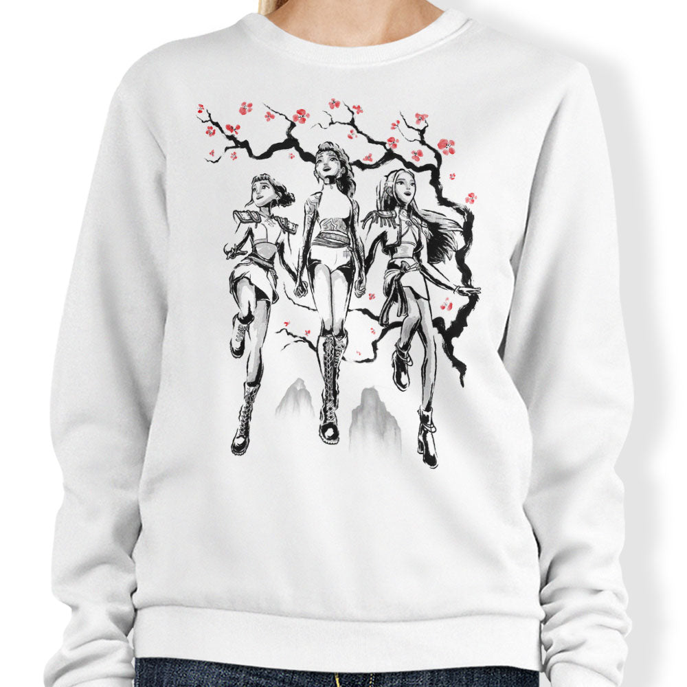 Hunter Harmony Sumi-e - Adult & Kids T-Shirts, Sweatshirts & Hoodies apparel design preview 1