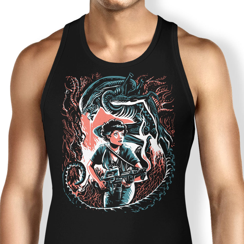 Hunter Hunted Tank Top - Adult & Kids T-Shirts, Sweatshirts & Hoodies apparel design preview 1