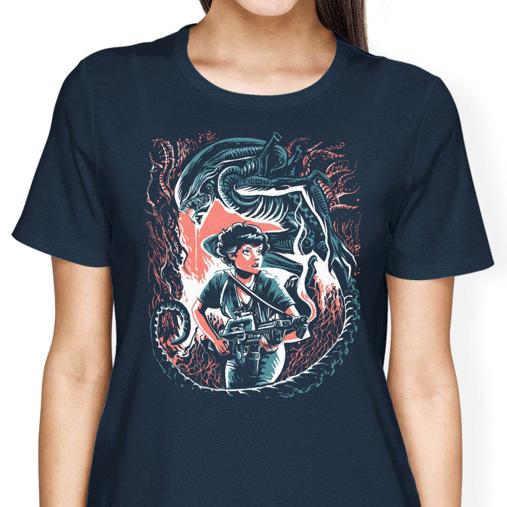 Hunter Hunted Women's Apparel - Adult & Kids T-Shirts, Sweatshirts & Hoodies apparel design preview 2