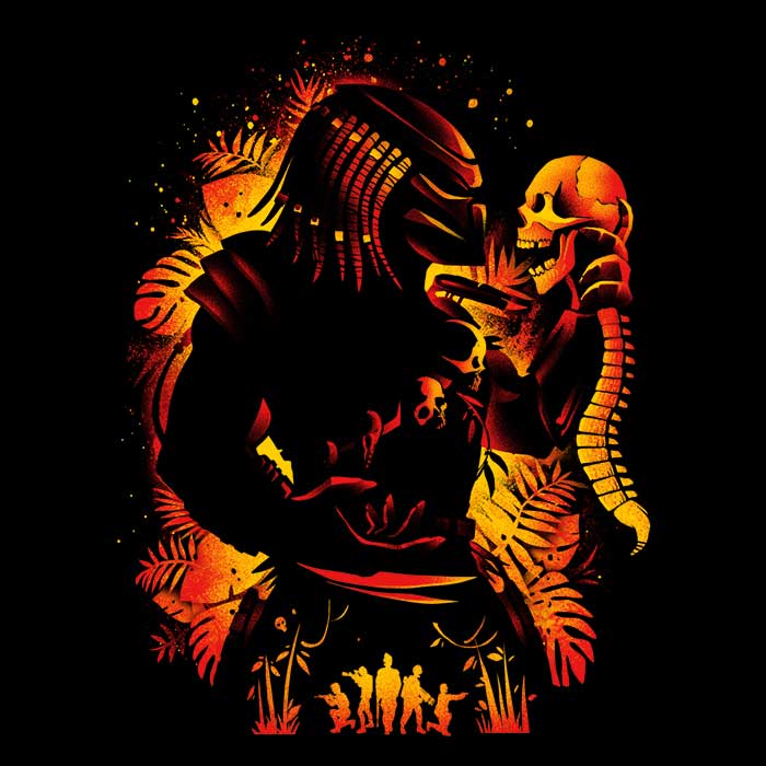 Hunter of Human (Alt) Men's Apparel - Adult & Kids T-Shirts, Sweatshirts & Hoodies apparel design preview 2