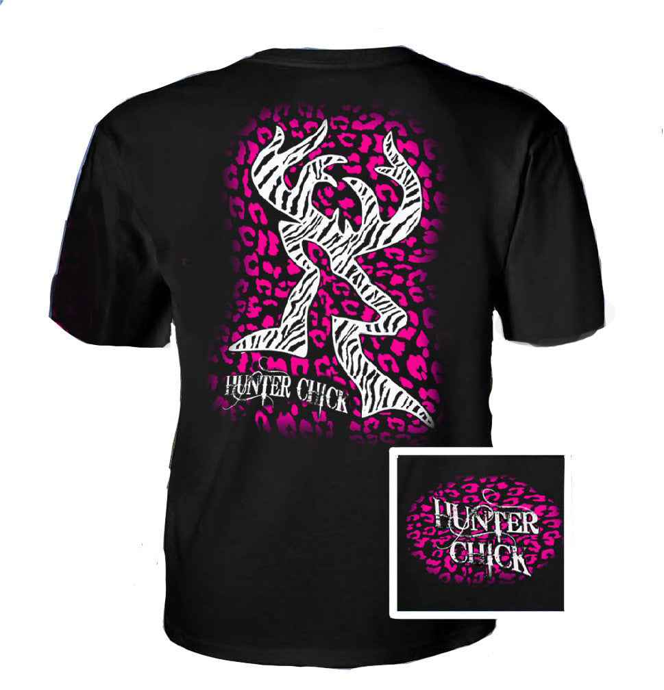 Sale Country Life Outfitters Hunter Chick Black Pink - Adult & Kids T-Shirts, Sweatshirts & Hoodies apparel design preview 1