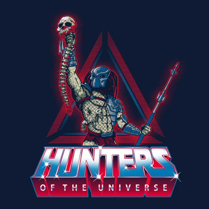 Hunters of the Universe Women's Apparel - Adult & Kids T-Shirts, Sweatshirts & Hoodies apparel design preview 2