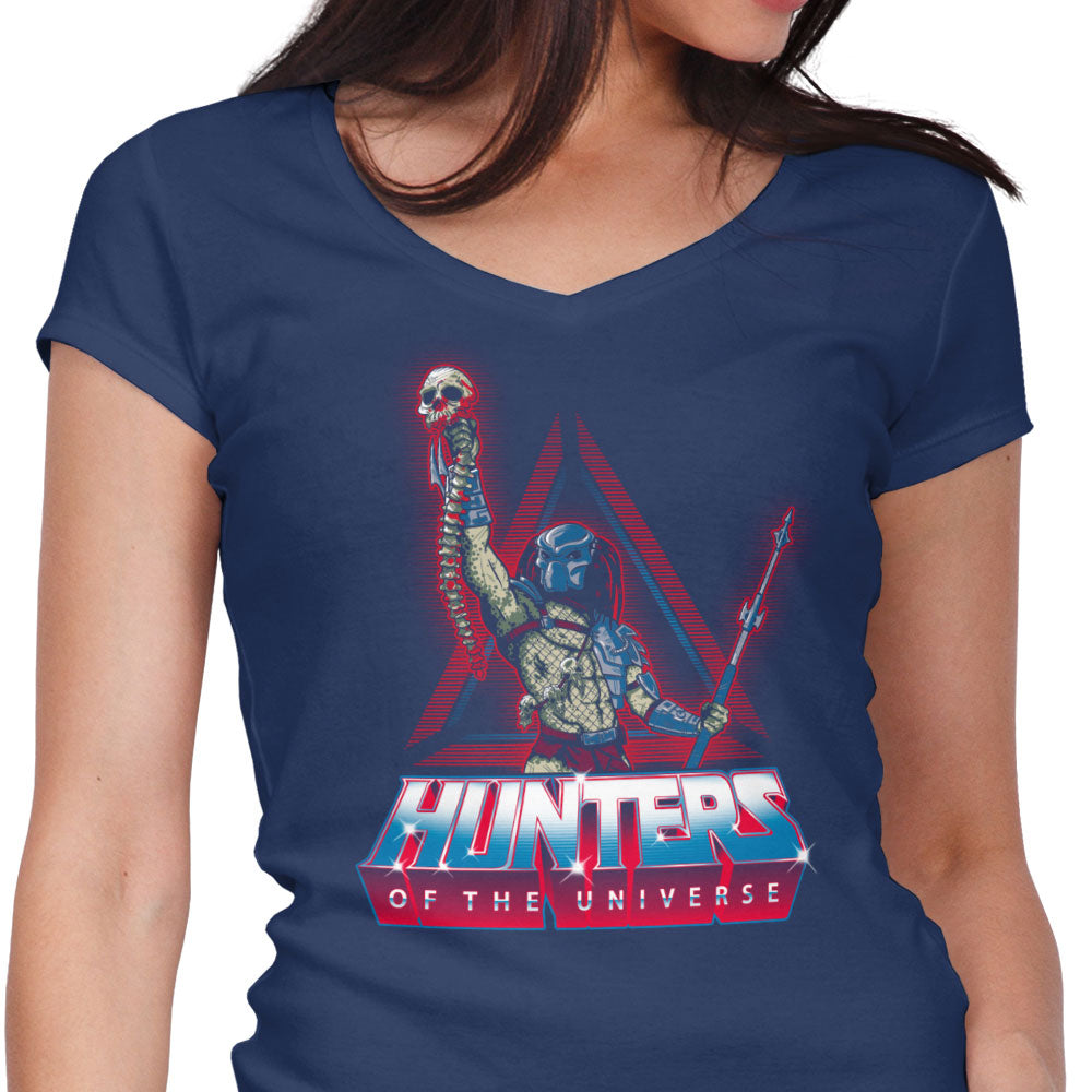 Hunters of the Universe Women's V-Neck - Adult & Kids T-Shirts, Sweatshirts & Hoodies apparel design preview 1