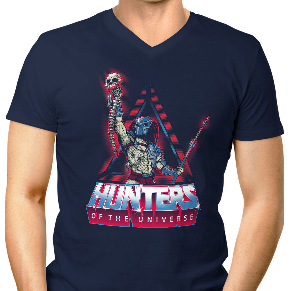 Hunters of the Universe Men's V-Neck - Adult & Kids T-Shirts, Sweatshirts & Hoodies apparel design preview 1