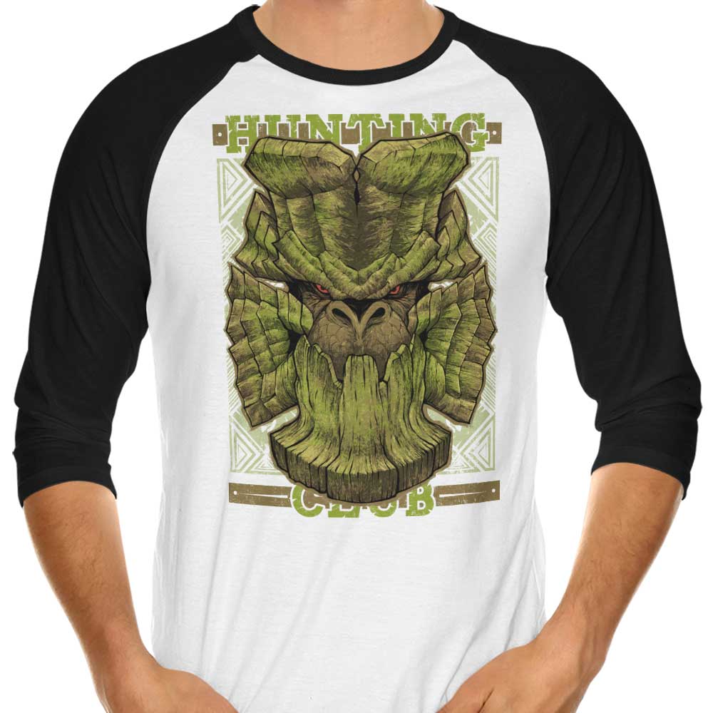 Hunting Club: Garangolm 3/4 Sleeve Raglan - Adult & Kids T-Shirts, Sweatshirts & Hoodies apparel design preview 1