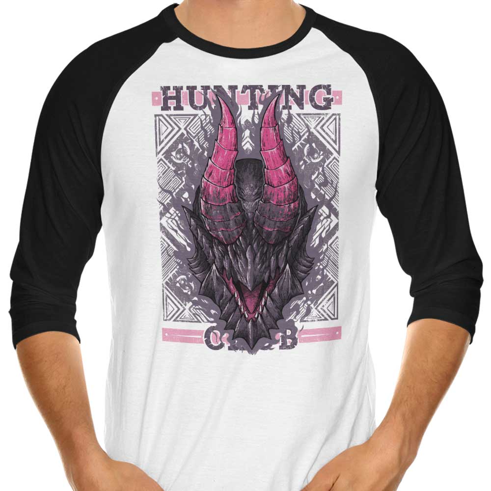 Hunting Club: Gore Magala 3/4 Sleeve Raglan - Adult & Kids T-Shirts, Sweatshirts & Hoodies apparel design preview 1