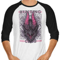 Hunting Club: Gore Magala 3/4 Sleeve Raglan - Adult & Kids T-Shirts, Sweatshirts & Hoodies apparel design preview 1
