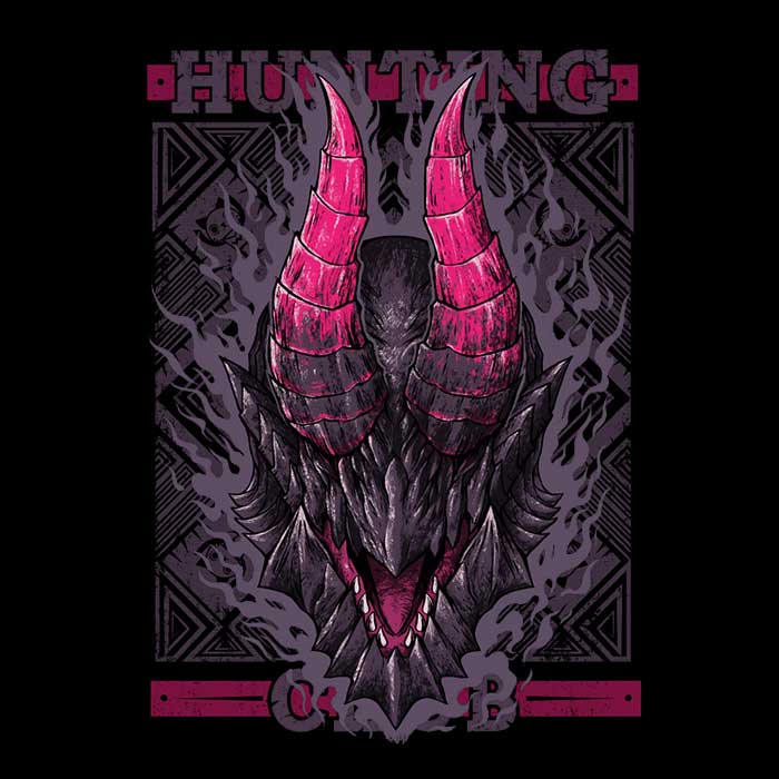 Hunting Club: Gore Magala Youth Apparel - Adult & Kids T-Shirts, Sweatshirts & Hoodies apparel design preview 2