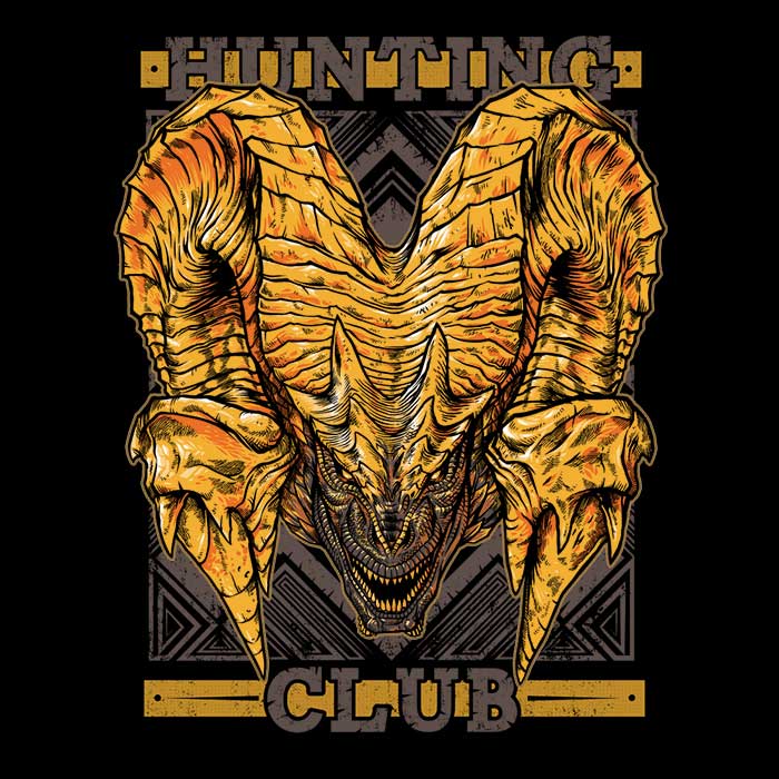 Hunting Club: Kulve - Adult & Kids T-Shirts, Sweatshirts & Hoodies apparel design preview 2