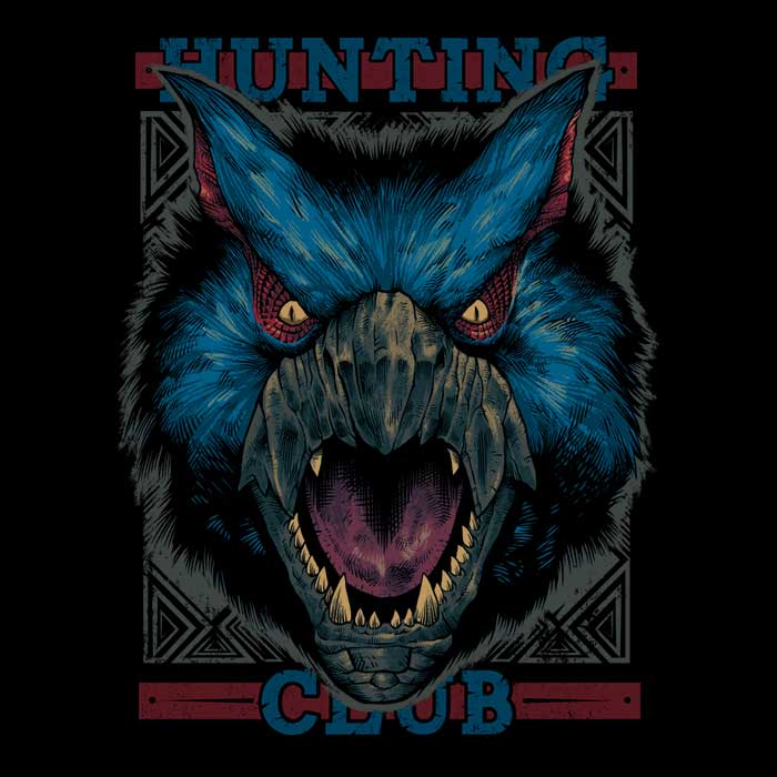 Hunting Club: Narga - Adult & Kids T-Shirts, Sweatshirts & Hoodies apparel design preview 2