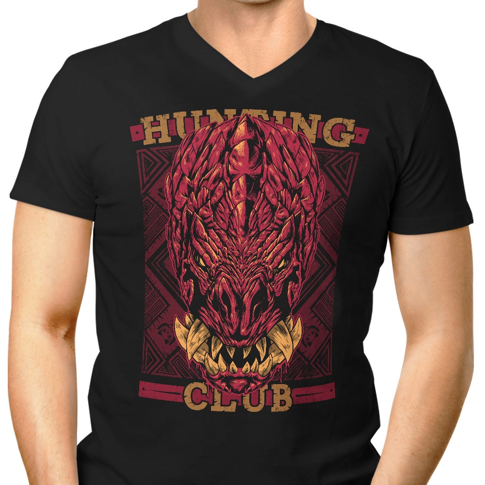 Hunting Club: Odogaron Men's V-Neck - Adult & Kids T-Shirts, Sweatshirts & Hoodies apparel design preview 1