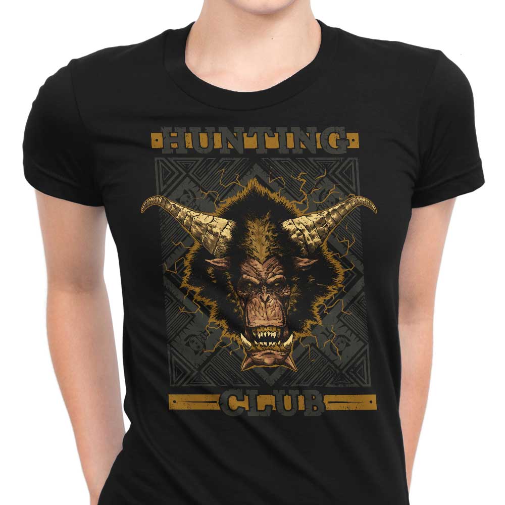 Hunting Club: Rajang Women's Apparel - Adult & Kids T-Shirts, Sweatshirts & Hoodies apparel design preview 1