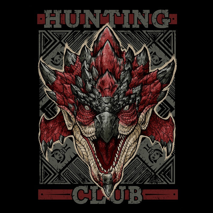 Hunting Club: Rathalos (Alt) - Adult & Kids T-Shirts, Sweatshirts & Hoodies apparel design preview 2