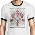 Hunting Club: Rathalos (Alt) Ringer - Adult & Kids T-Shirts, Sweatshirts & Hoodies apparel design preview 1