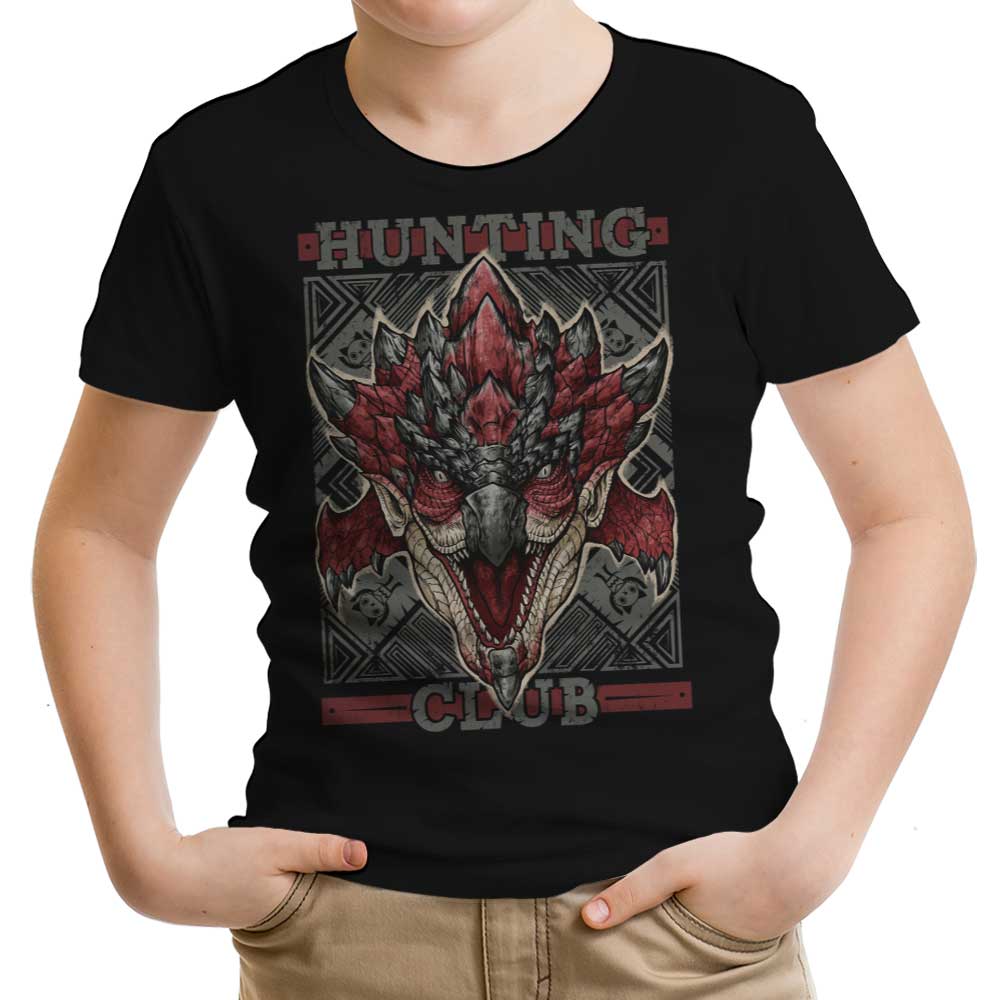 Hunting Club: Rathalos (Alt) Youth Apparel - Adult & Kids T-Shirts, Sweatshirts & Hoodies apparel design preview 1