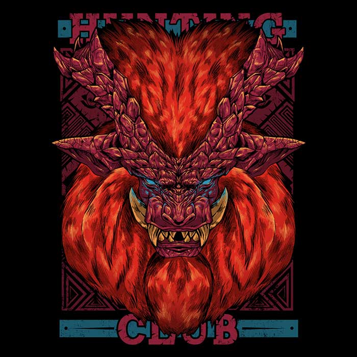 Hunting Club: Teostra Youth Apparel - Adult & Kids T-Shirts, Sweatshirts & Hoodies apparel design preview 2