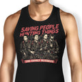 Hunting Ghosts Tank Top - Adult & Kids T-Shirts, Sweatshirts & Hoodies apparel design preview 1