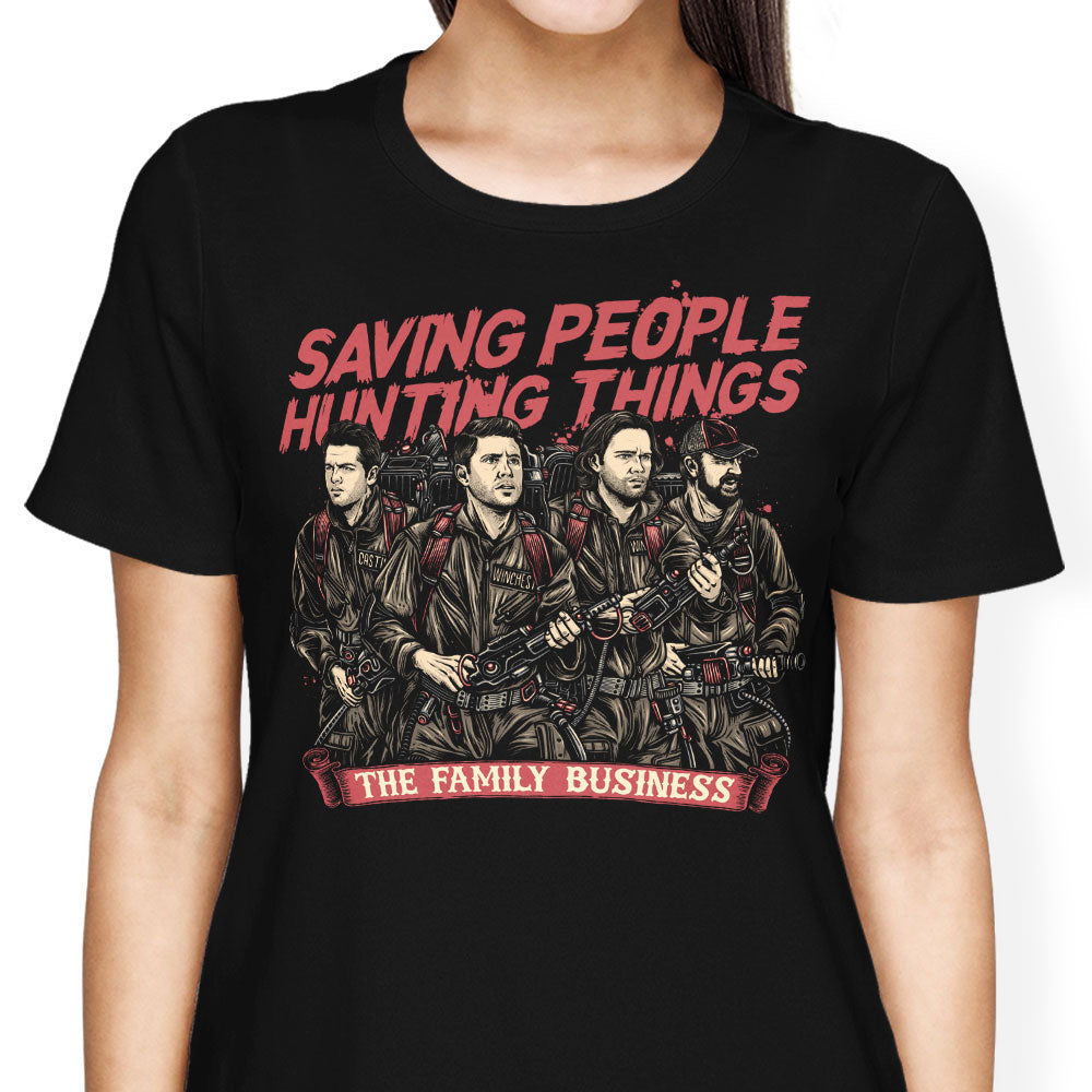 Hunting Ghosts Women's Apparel - Adult & Kids T-Shirts, Sweatshirts & Hoodies apparel design preview 1