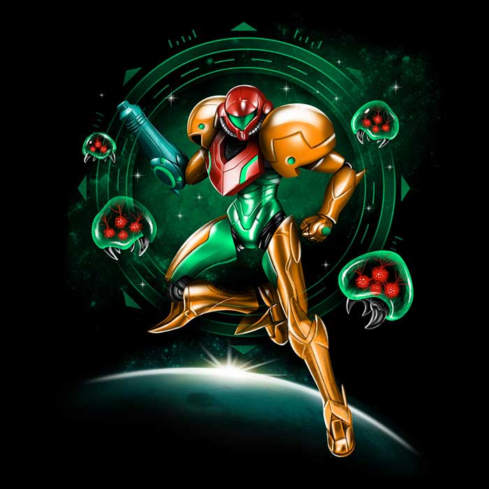 Hunting in Space Men's V-Neck - Adult & Kids T-Shirts, Sweatshirts & Hoodies apparel design preview 2