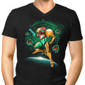 Hunting in Space Men's V-Neck - Adult & Kids T-Shirts, Sweatshirts & Hoodies apparel design preview 1