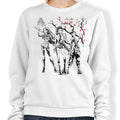 Huntrix Sumi-e - Adult & Kids T-Shirts, Sweatshirts & Hoodies apparel design preview 1