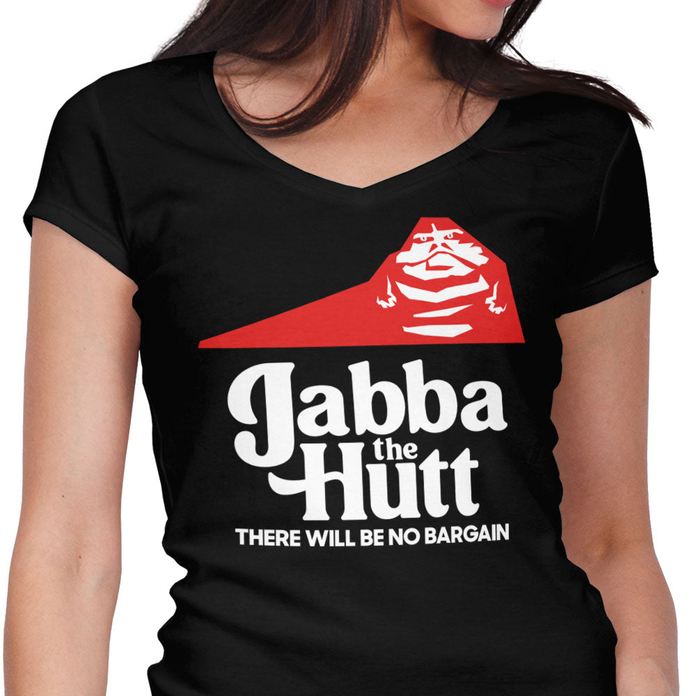 Hutt Pizza Women's V-Neck - Adult & Kids T-Shirts, Sweatshirts & Hoodies apparel design preview 1