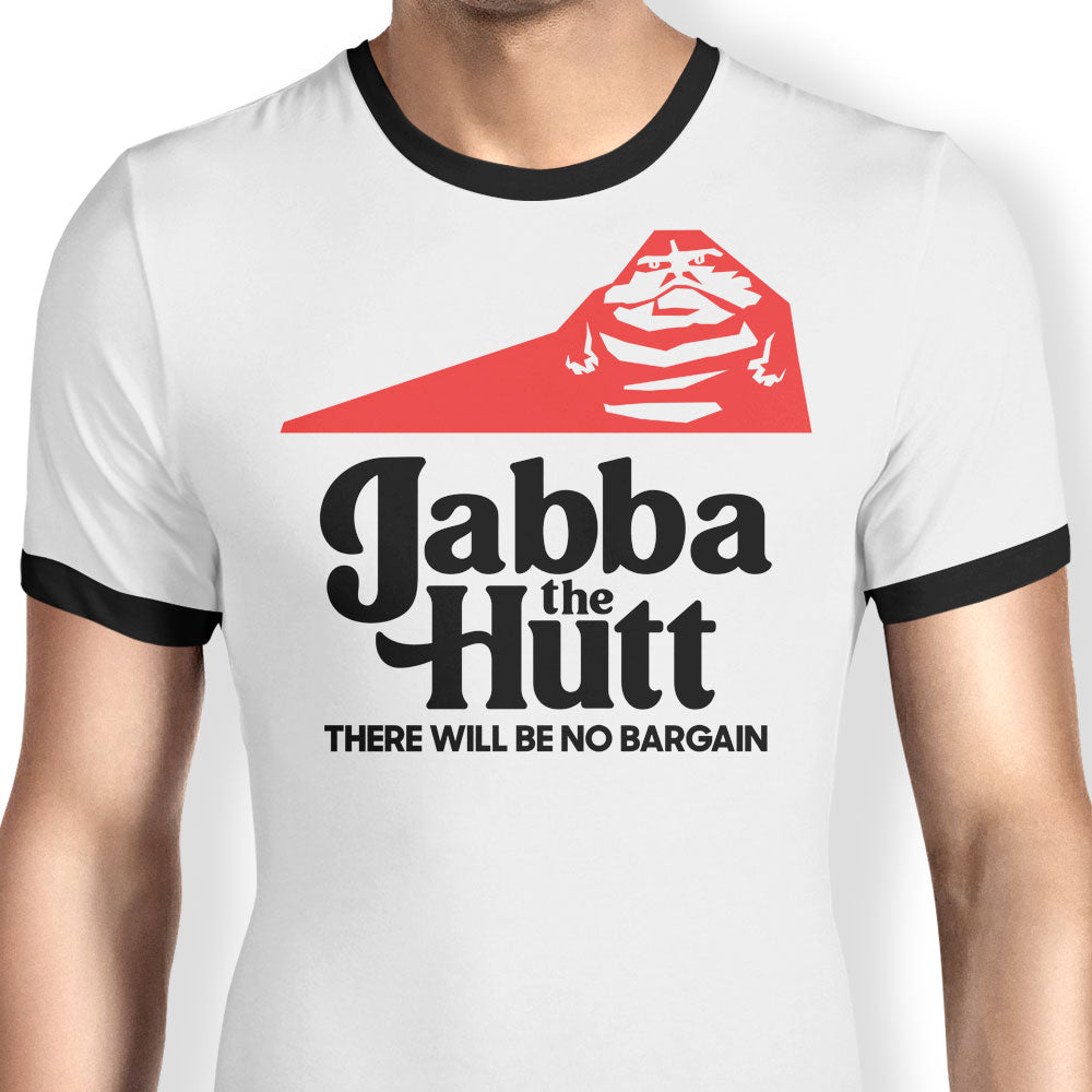 Hutt Pizza Ringer - Adult & Kids T-Shirts, Sweatshirts & Hoodies apparel design preview 1