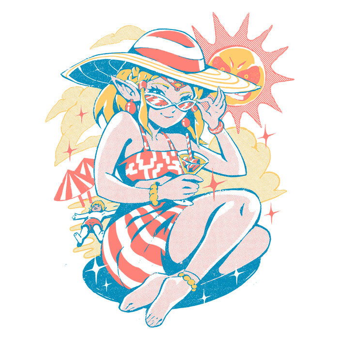 Hylian Summer Men's Apparel - Adult & Kids T-Shirts, Sweatshirts & Hoodies apparel design preview 2
