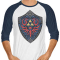 Hylian Victoriana 3/4 Sleeve Raglan - Adult & Kids T-Shirts, Sweatshirts & Hoodies apparel design preview 1