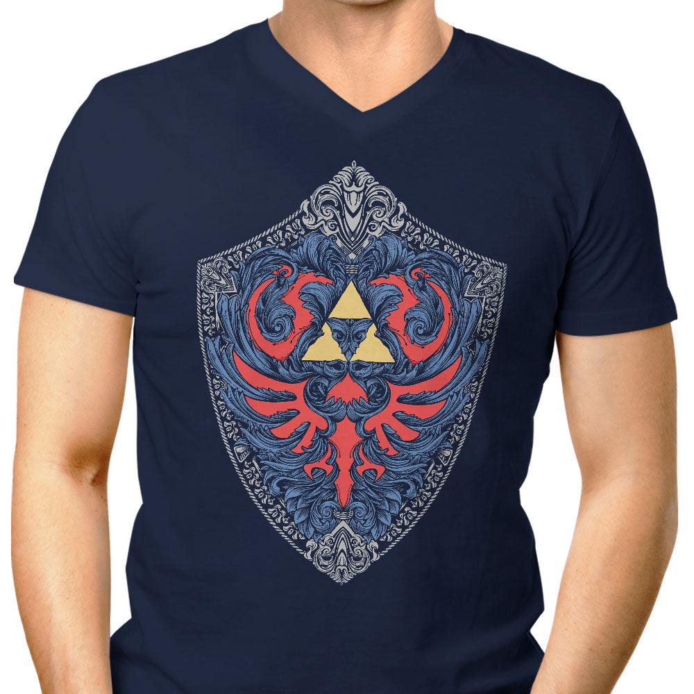 Hylian Victoriana Men's V-Neck - Adult & Kids T-Shirts, Sweatshirts & Hoodies apparel design preview 1