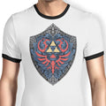 Hylian Victoriana Ringer - Adult & Kids T-Shirts, Sweatshirts & Hoodies apparel design preview 1