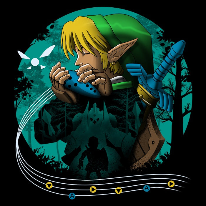 Hyrule Time Traveler Coasters - Adult & Kids T-Shirts, Sweatshirts & Hoodies apparel design preview 1