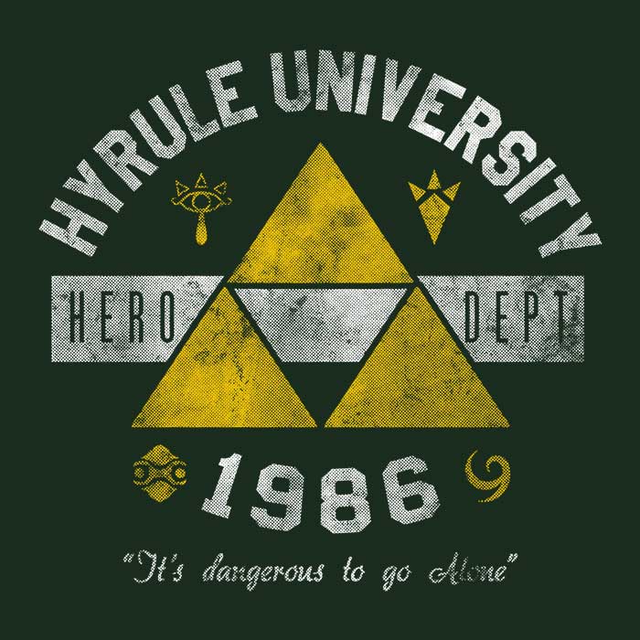 Hyrule U Youth Apparel - Adult & Kids T-Shirts, Sweatshirts & Hoodies apparel design preview 2