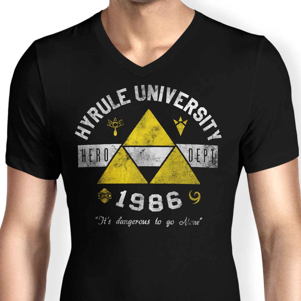 Hyrule U Men's V-Neck - Adult & Kids T-Shirts, Sweatshirts & Hoodies apparel design preview 2