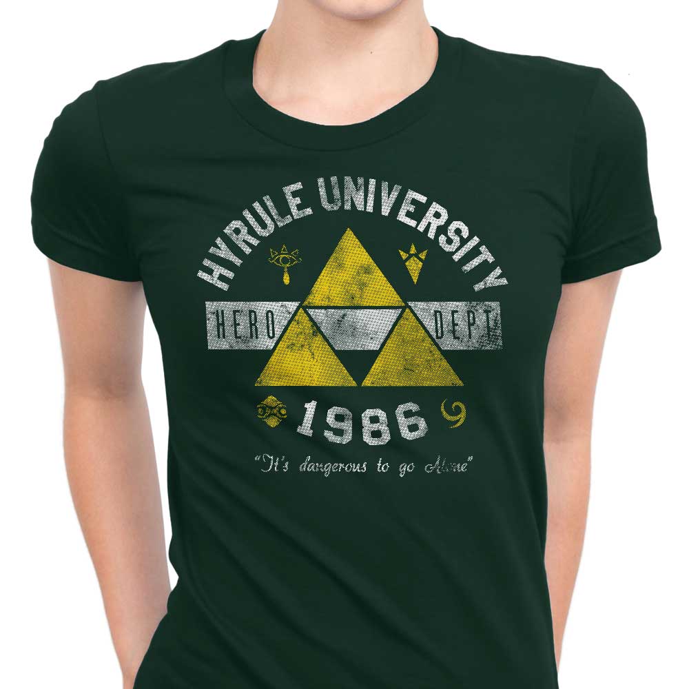 Hyrule U Women's Apparel - Adult & Kids T-Shirts, Sweatshirts & Hoodies apparel design preview 1