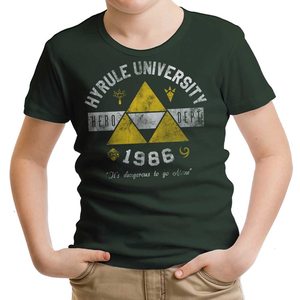 Hyrule U Youth Apparel - Adult & Kids T-Shirts, Sweatshirts & Hoodies apparel design preview 1