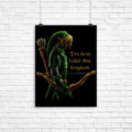 Hyrule Vigilante Poster - Adult & Kids T-Shirts, Sweatshirts & Hoodies apparel design preview 1