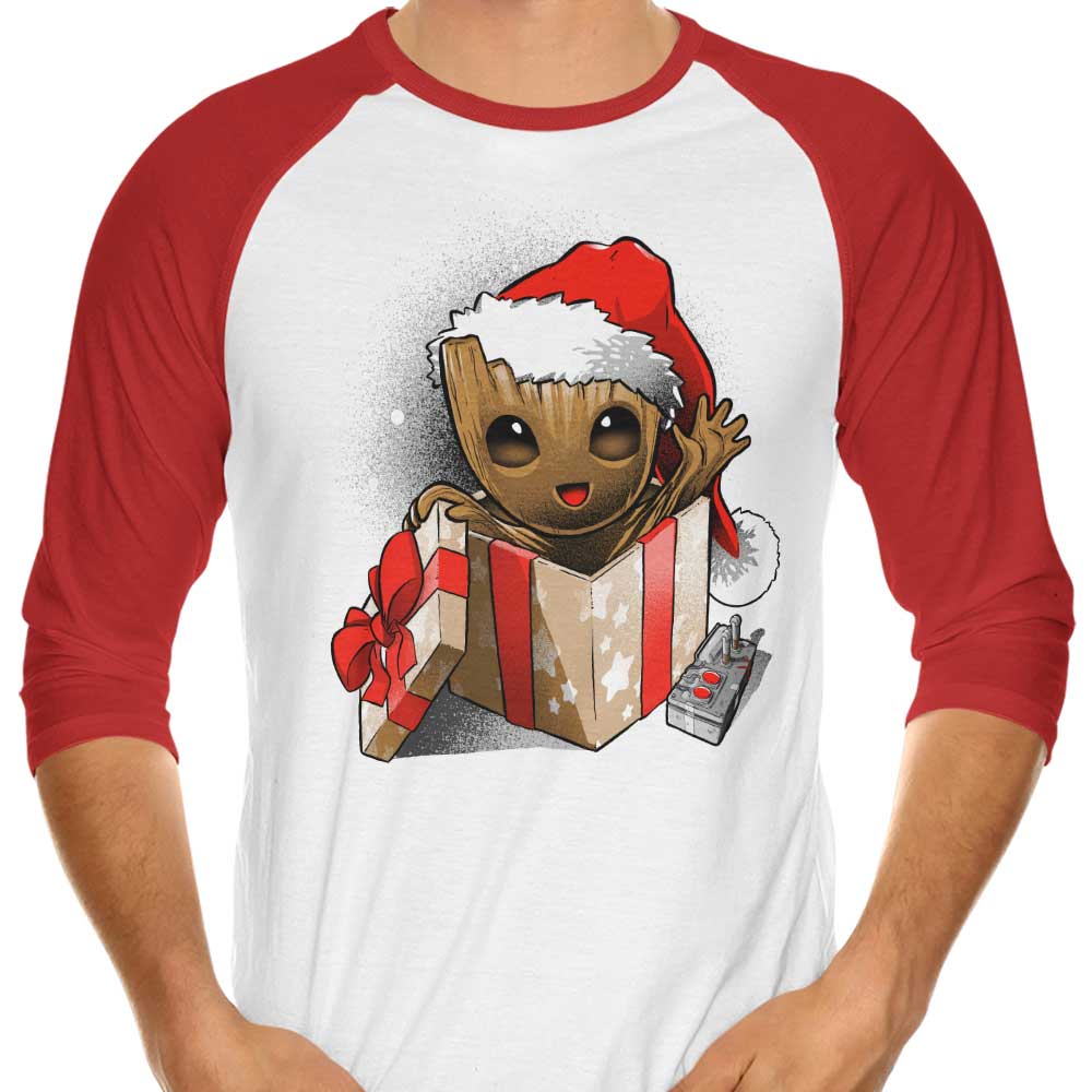 I Am Christmas 3/4 Sleeve Raglan - Adult & Kids T-Shirts, Sweatshirts & Hoodies apparel design preview 1