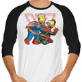 I Am God You Little 3/4 Sleeve Raglan - Adult & Kids T-Shirts, Sweatshirts & Hoodies apparel design preview 1