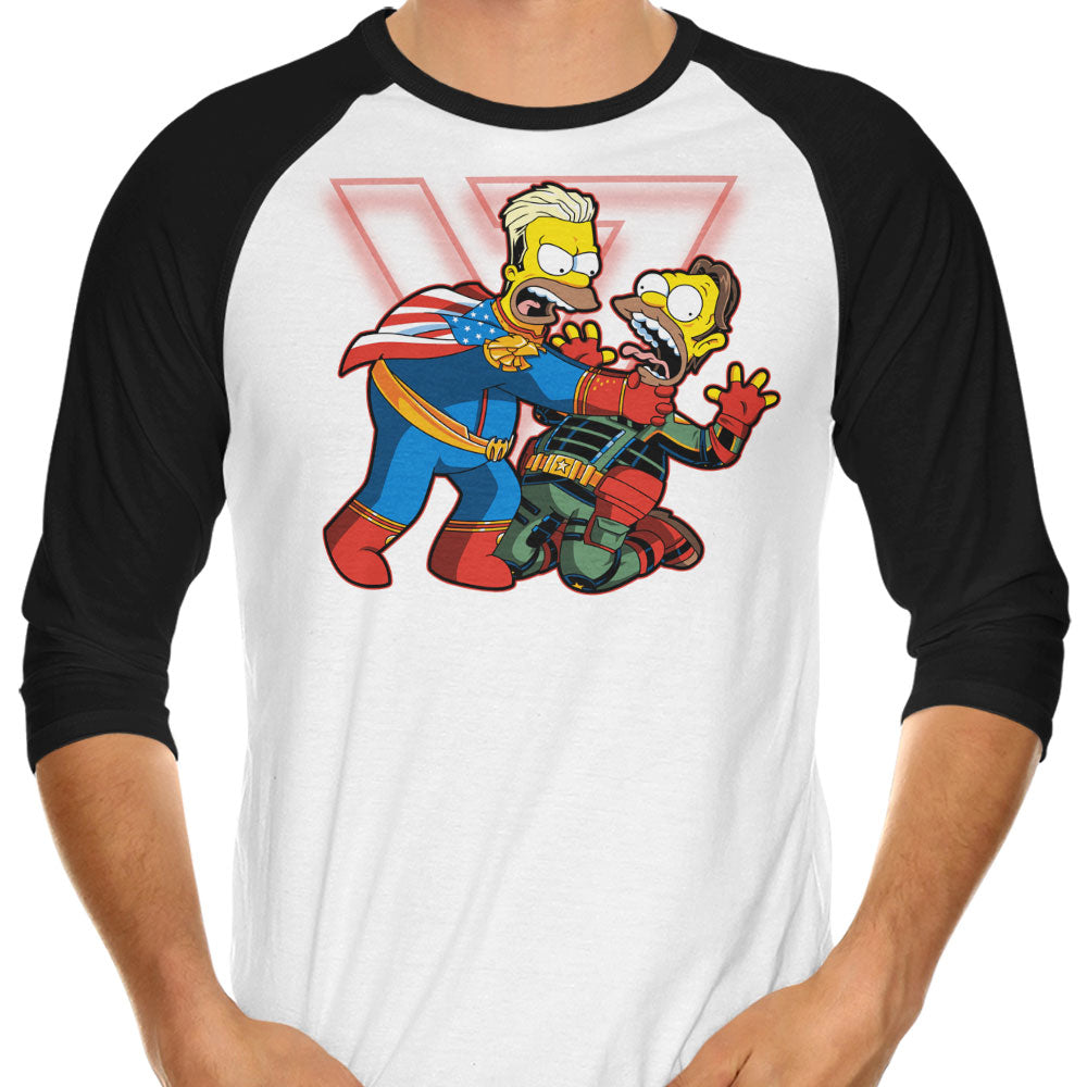 I Am God You Little 3/4 Sleeve Raglan - Adult & Kids T-Shirts, Sweatshirts & Hoodies apparel design preview 1