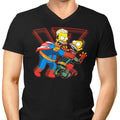I Am God You Little Men's V-Neck - Adult & Kids T-Shirts, Sweatshirts & Hoodies apparel design preview 1