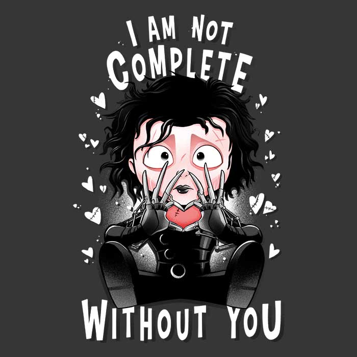 I Am Not Complete Without You Men's Apparel - Adult & Kids T-Shirts, Sweatshirts & Hoodies apparel design preview 2
