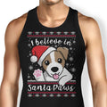 I Believe in Santa Paws Tank Top - Adult & Kids T-Shirts, Sweatshirts & Hoodies apparel design preview 1