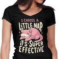 I Choose a Little Nap Women's V-Neck - Adult & Kids T-Shirts, Sweatshirts & Hoodies apparel design preview 1